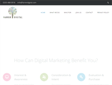Tablet Screenshot of farrerdigital.com